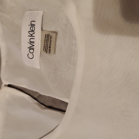 EUC like new white CK blouse - Picture 3 of 7